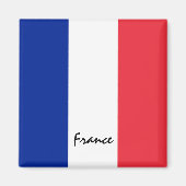 Aimant Le drapeau français et la France - Fêtes/sports (Devant)