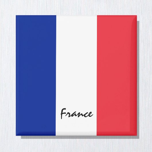 Aimant Le drapeau français et la France - Fêtes/sports