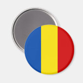 Aimant Le drapeau roumain (Recto/Verso)
