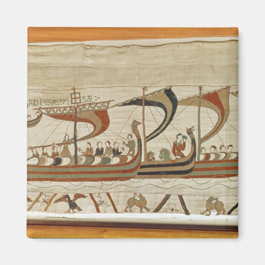 Aimant Le duc William et sa flotte traversent la Manche (Devant)