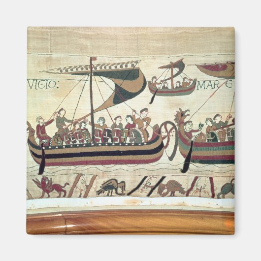 Aimant Le duc William et sa flotte traversent la Manche j (Devant)