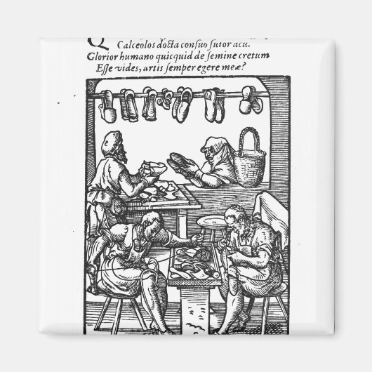 Aimant Le fabricant de chaussures (Devant)