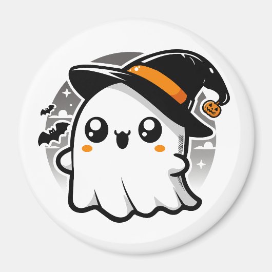 Aimant Le Fantôme Kawaii (Devant)