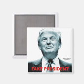 Aimant Le faux président (Trump) (Recto/Verso)