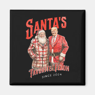 Aimant Le Félin Favori de Santa Depuis Noël 2024 Xmas F