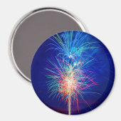 Aimant Le feu d'artifice à la mise du soleil (Recto/Verso)