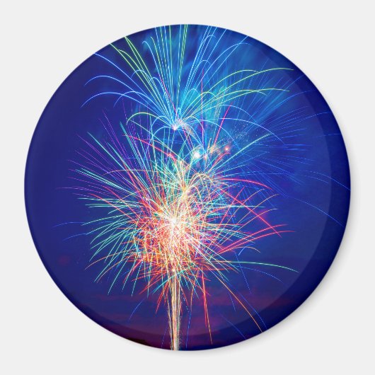 Aimant Le feu d'artifice à la mise du soleil (Devant)