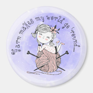 Aimant Le fil fait mon monde