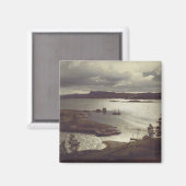 Aimant Le fjord de Sandvik par Hans Gude (Recto/Verso)