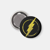 Aimant Le Flash | Emblème de la poitrine jaune (Recto/Verso)