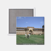 Aimant Le Fort Rouge, Agra, Rajasthan, Inde (Recto/Verso)