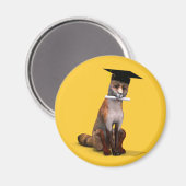 Aimant Le Fox Le Plus Intelligent Du Campus (Recto/Verso)