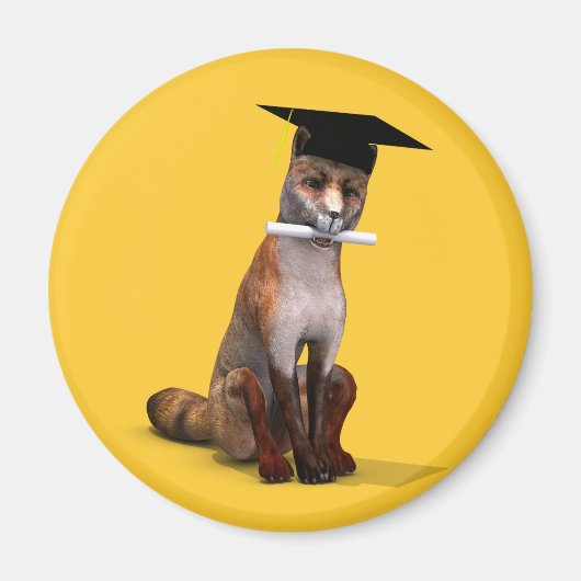 Aimant Le Fox Le Plus Intelligent Du Campus (Devant)
