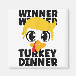 Aimant Le gagnant du dîner turc Trump Thanksgiving