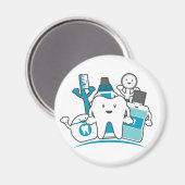 Aimant Le gang des dents propres (Recto/Verso)