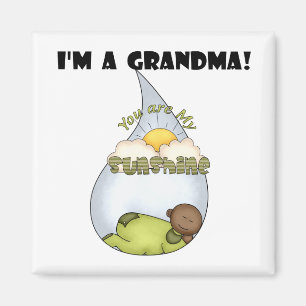 Aimant Le garçon américain africain Sunshine de grand-mèr