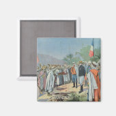 Aimant Le général Lyautey reçut la reddition de rebelles (Recto/Verso)
