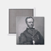 Aimant Le général William Tecumseh Sherman, gravé après u (Recto/Verso)
