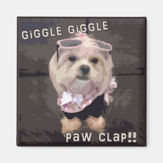 Aimant Le Giggle Giggle Paw Clap de Bella (Devant)
