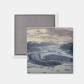 Aimant Le glacier Lowell se jette dans la rivière Alsek à (Recto/Verso)