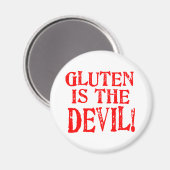 Aimant Le Gluten est le diable (Recto/Verso)