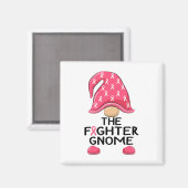 Aimant Le Gnome de combat - Gnome de sensibilisation au c (Recto/Verso)