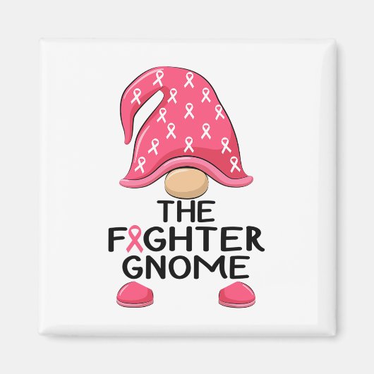 Aimant Le Gnome de combat - Gnome de sensibilisation au c (Devant)