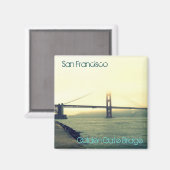 Aimant Le Golden Gate Bridge de San Francisco (Recto/Verso)