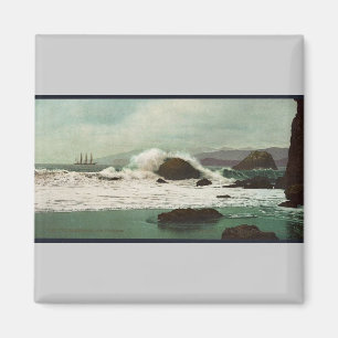 Aimant Le Golden Gate, classique Photochrom de San