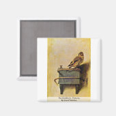 Aimant Le Goldfinch, Puttertje Par Carel Fabritius (Recto/Verso)