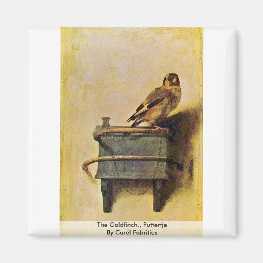 Aimant Le Goldfinch, Puttertje Par Carel Fabritius (Devant)