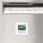 Aimant Le golf est beaucoup de marche (In Situ (Lave-vaisselle))