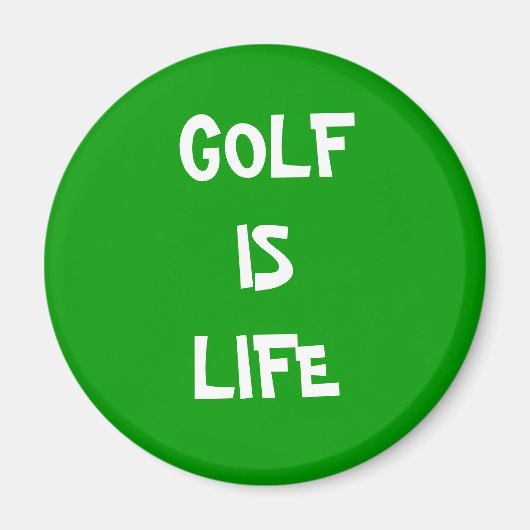 AIMANT LE GOLF EST LA VIE (Devant)