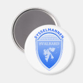 Aimant le Gouverneur Svalbard, Norvège (Recto/Verso)