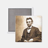 Aimant Le Grand Émancipateur - Abe Lincoln (1865) (Recto/Verso)
