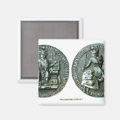 Aimant Le grand sceau d'Edward Ier (Recto/Verso)