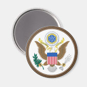 Aimant Le grand sceau des États-Unis (Recto/Verso)