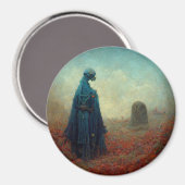 Aimant Le Grave Surreal Sci-Fi Imaginaire Alien (Recto/Verso)