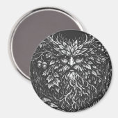 Aimant Le Green Man par BurnsInHell (Recto/Verso)