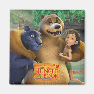 Aimant Le groupe de livre de jungle a tiré 1