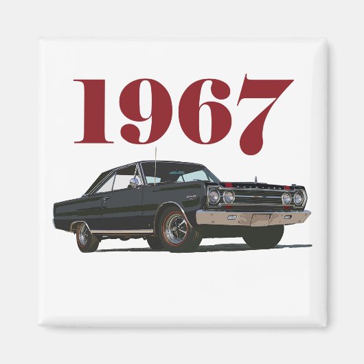 Aimant Le GTX noir (Devant)