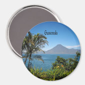 Aimant Le Guatemala, le magnifique paysage naturel (Recto/Verso)