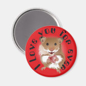 Aimant Le Hamster my little friend (Recto/Verso)