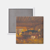 Aimant Le hangar à vache, 19e siècle (Recto/Verso)