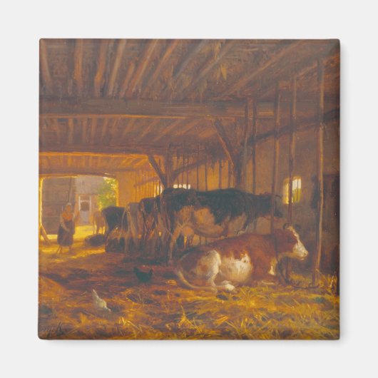 Aimant Le hangar à vache, 19e siècle (Devant)