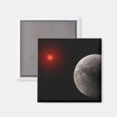 Aimant Le Hot Rocky Exoplanet Trappist-1 B. (Recto/Verso)