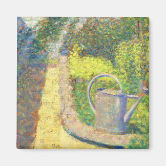 Aimant Le jardin de canettes d'eau de Georges Seurat