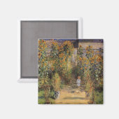 Aimant Le jardin de l'artiste à Vetheuil par Claude Monet (Recto/Verso)