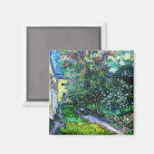 Aimant Le Jardin de l'Asile à Saint-Rémy, Van Gogh (Recto/Verso)