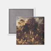 Aimant Le jardin d'Eden (Recto/Verso)